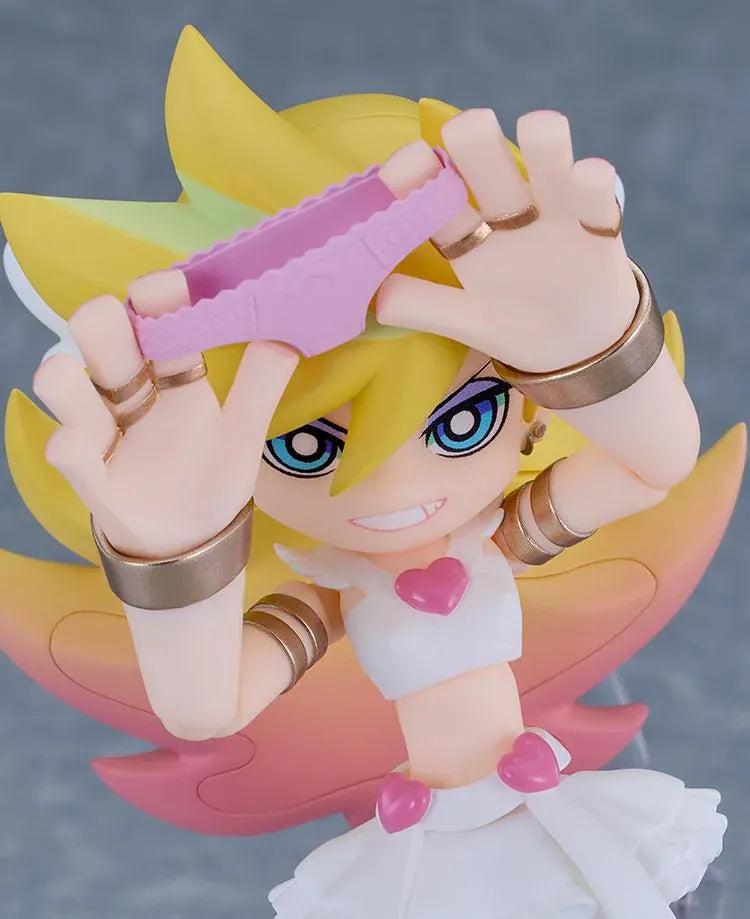 New PANTY & STOCKING with GARTERBELT figma Panty Angel ver Figure with blonde hair, white angel outfit, halo, and wings
