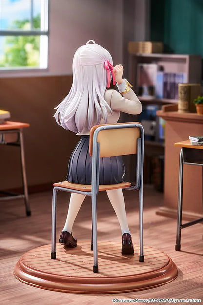 Alisa Mikhailovna Kujou 1/7 scale figure seated on chair from Alya Sometimes Hides Her Feelings in Russian