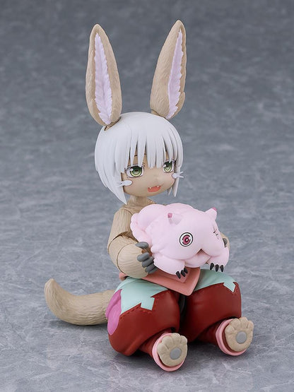 Made in Abyss The Golden City of the Scorching Sun figma Nanachi articulated figure with Meinya accessory