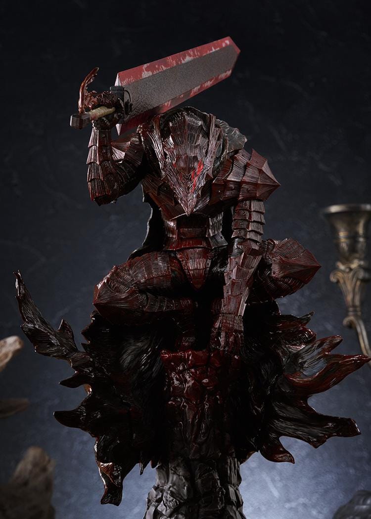 Berserk POP UP PARADE Guts Berserker Armor Bloody Paint Ver. L Size figure wielding the Dragon Slayer sword