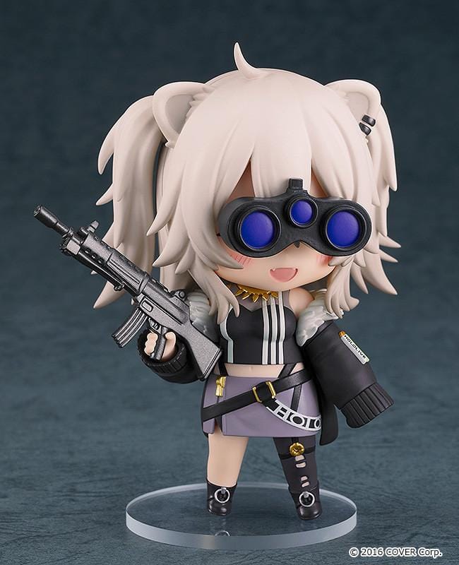 Hololive Nendoroid No.2114 Shishiro Botan re-run chibi figure in gamer outfit with fluffy twin-tail hair and black jacket
