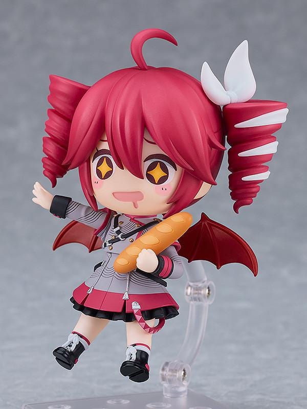 UTAU Nendoroid No.2344 Kasane Teto Synthesizer V AI Ver. reissue figure with twin-drill hairstyle and red outfit