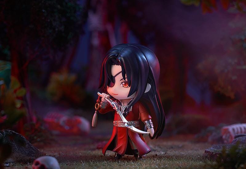 Heaven Official's Blessing Nendoroid Hua Cheng Figure Rerelease with red outfit and eyepatch