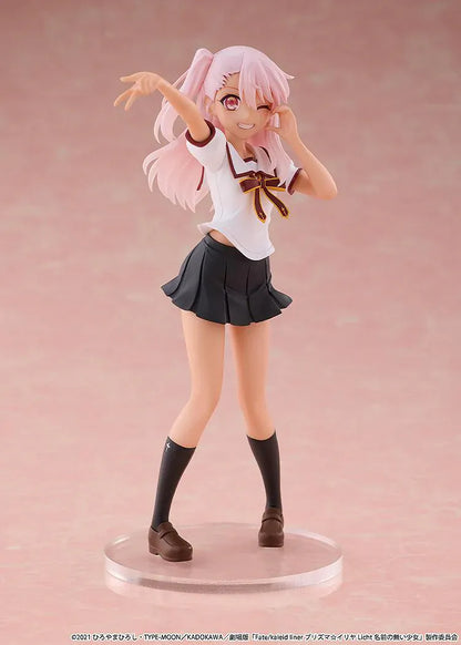 Fate kaleid liner Prisma Illya Licht The Nameless Girl CHILLfigg Set of 6 Figures featuring magical girl and school uniform designs