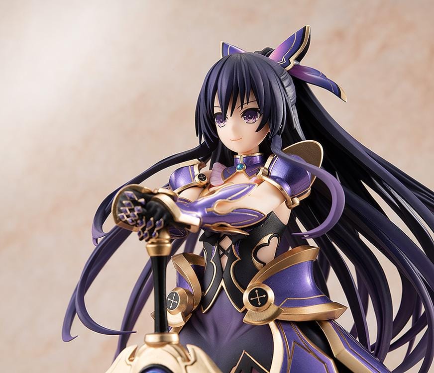 Date A Live Tohka Yatogami Astral Dress Ver. Renewal Package Edition 1/7 Scale Figure with purple armor, long hair, and sword Sandalphon