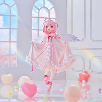 Shugo Chara Amu Hinamori Amulet Angel 1/6 scale figure wearing a flowing pink and white dress with angel wings