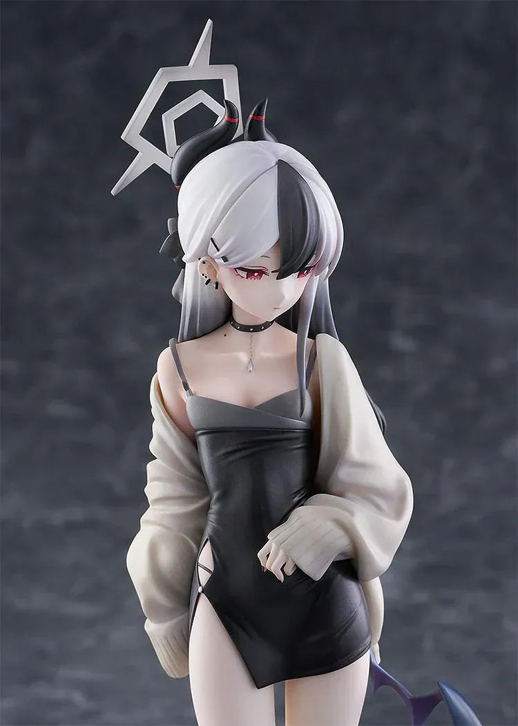Blue Archive Kayoko Dress 1/7 Scale Figure with black dress white jacket horns and tail