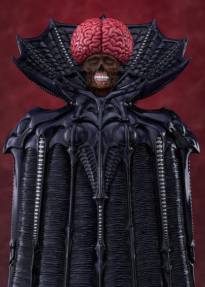 Berserk POP UP PARADE SP Void Figure with exposed brain, skeletal face, dark robe, dramatic collar, and sinister God Hand design