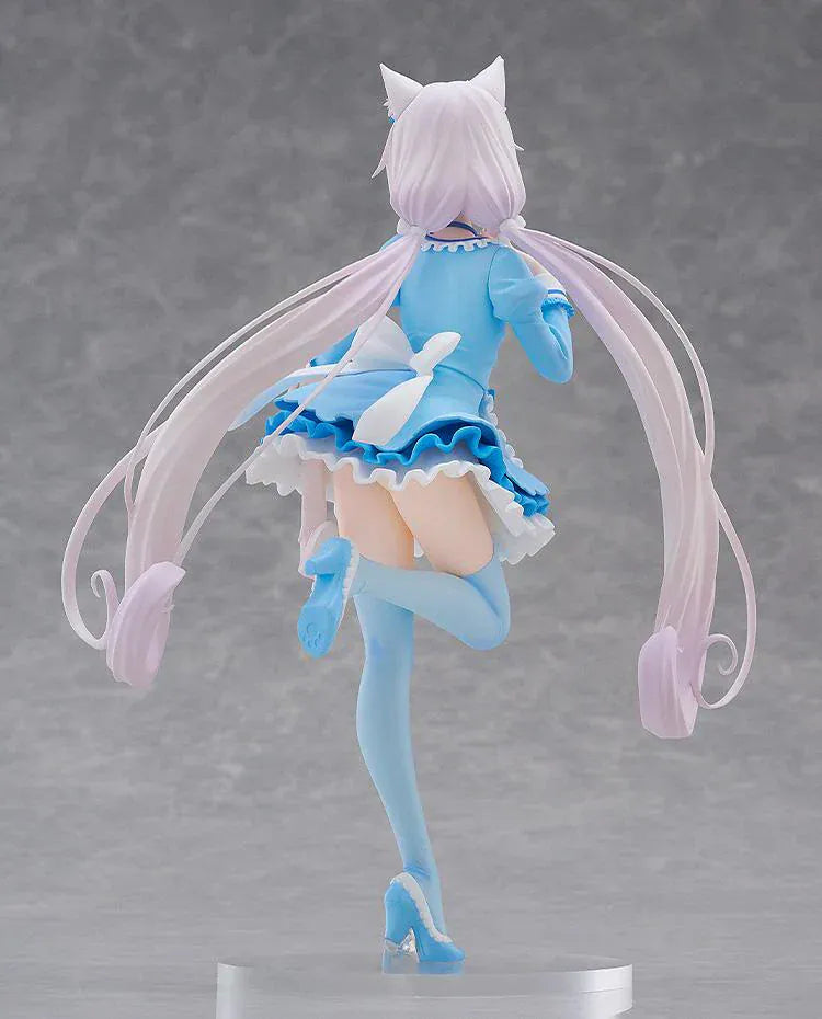Nekopara Sekai Connect POP UP PARADE Vanilla Winter Clothes Ver L Size figure with blue dress and cat ears