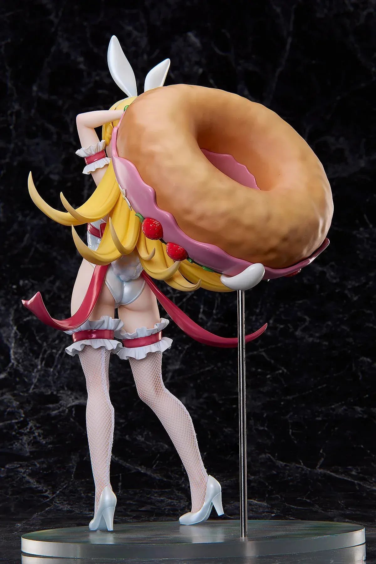 Monogatari Shinobu Oshino White Bunny Ver 1/4 scale figure with blonde hair and white bunny outfit