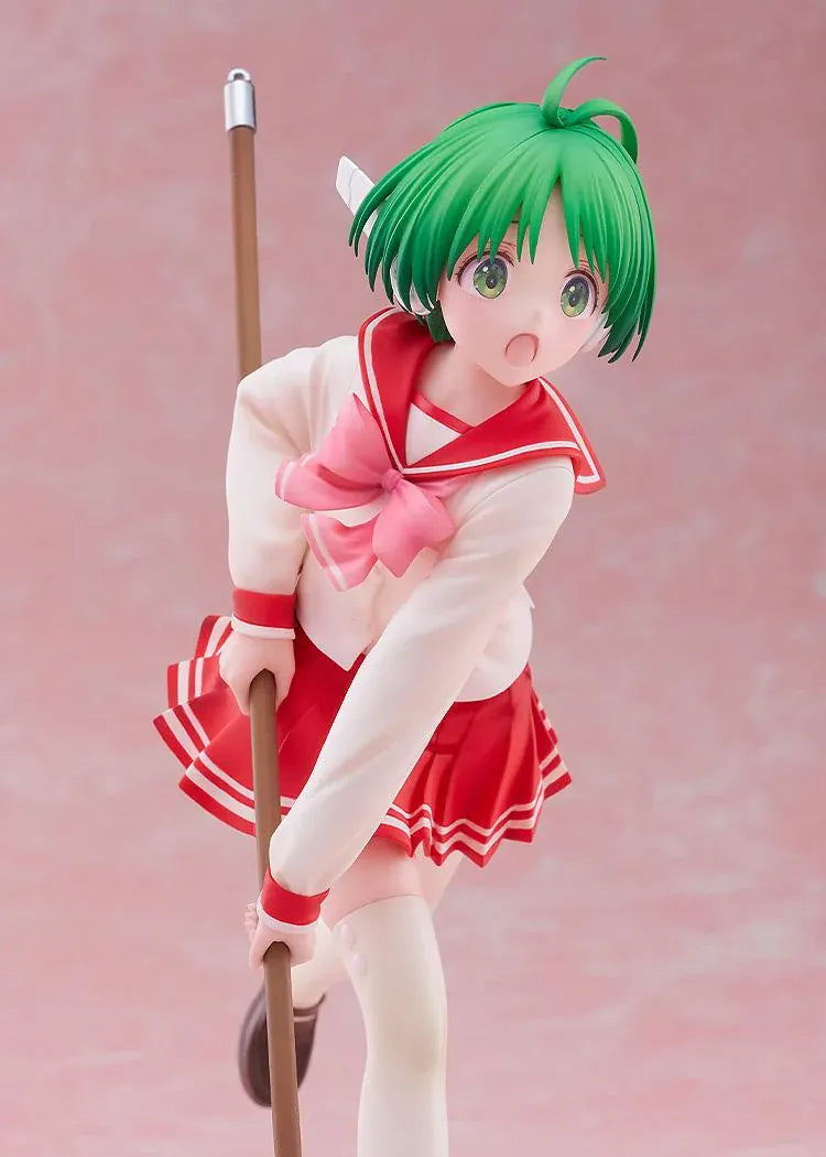 To Heart Multi 1/7 scale figure featuring Multi in her classic school uniform holding a mop in a cheerful cleaning pose