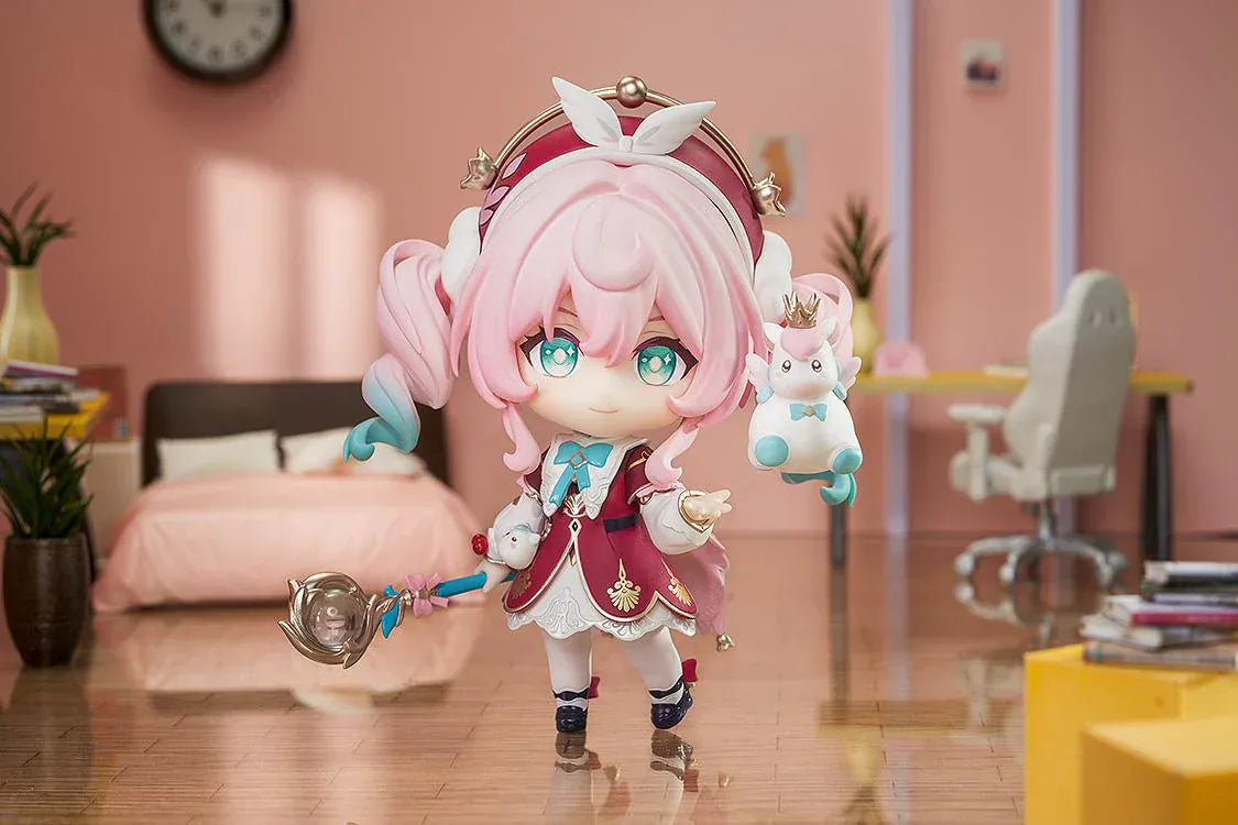 Honkai Star Rail Nendoroid 2953 Hyacine chibi figure with accessories and pastel outfit