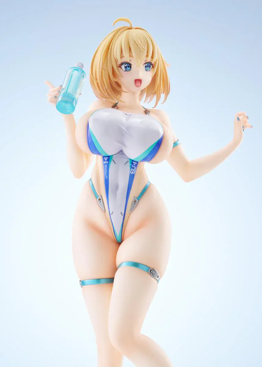 Bunny Suit Planning Sophia F. Shirring High-Cut Swimsuit Version 1/6 scale anime figure posed on round display base