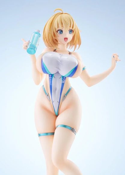 Bunny Suit Planning Sophia F. Shirring High-Cut Swimsuit Version 1/6 scale anime figure posed on round display base