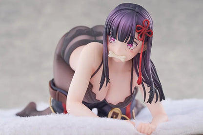 Chained Soldier Ren Yamashiro 1/7 Scale Figure featuring Ren with long dark hair, red-and-black outfit details, and a bold display pose on a soft base.