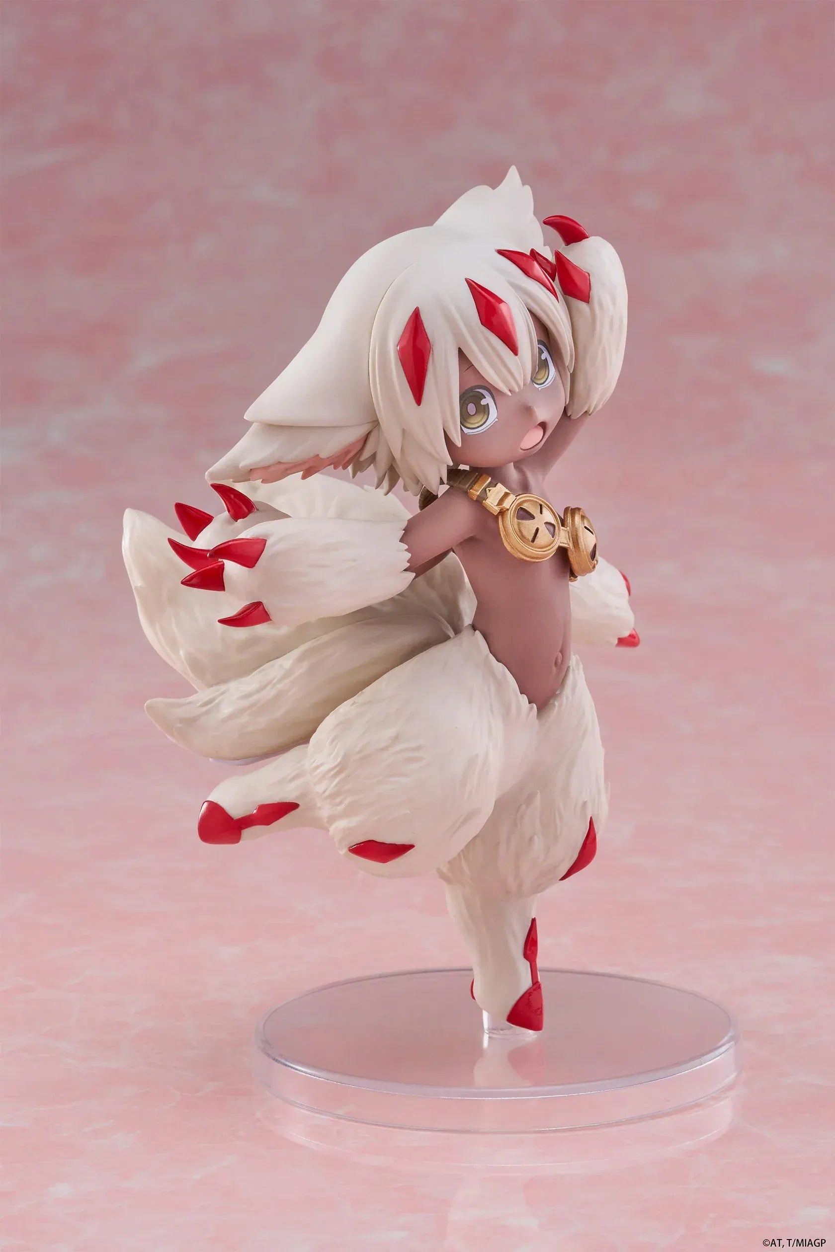 Made in Abyss: The Golden City of the Scorching Sun Faputa Coreful Figure (Re-issue) featuring Faputa in a dynamic pose with red markings and fluffy fur details.