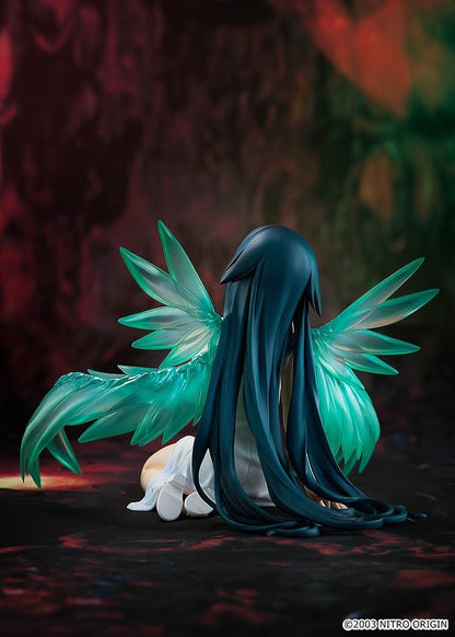 The Song of Saya POP UP PARADE Saya L Size Figure rerelease featuring Saya in a white dress with large translucent green wings