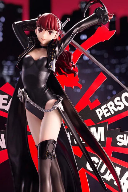 Persona 5 Royal Oshi Works Violet figure featuring Violet in her Phantom Thief outfit wielding her rapier in a dynamic action pose