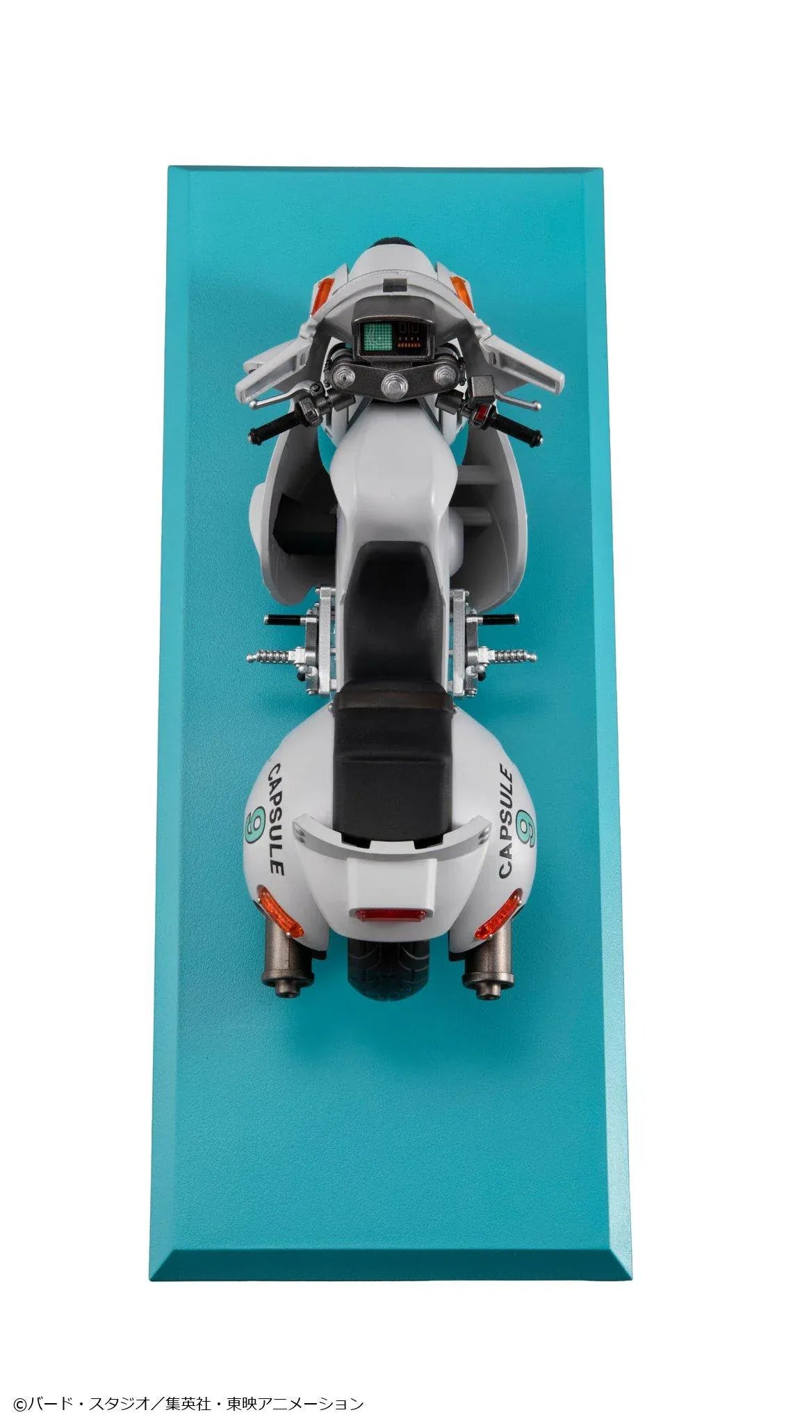 Dragon Ball Desktop Real McCoy 06 Son Goku and Bulma riding Capsule Corp motorcycle figure