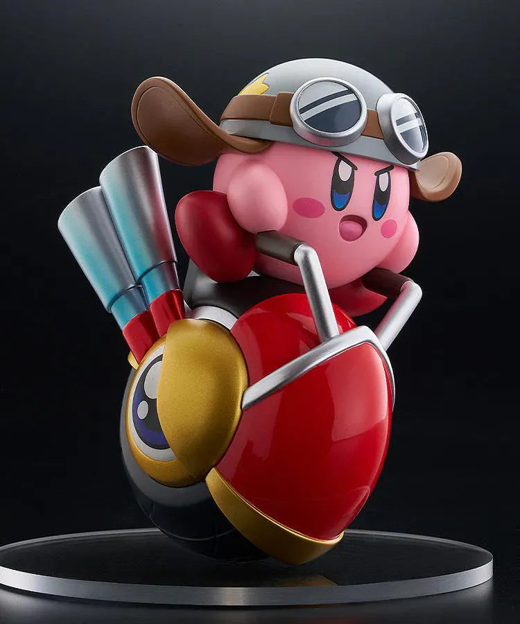 Kirby POP UP PARADE Wheelie Rider version figure Kirby wearing helmet and goggles riding Wheelie motorcycle form