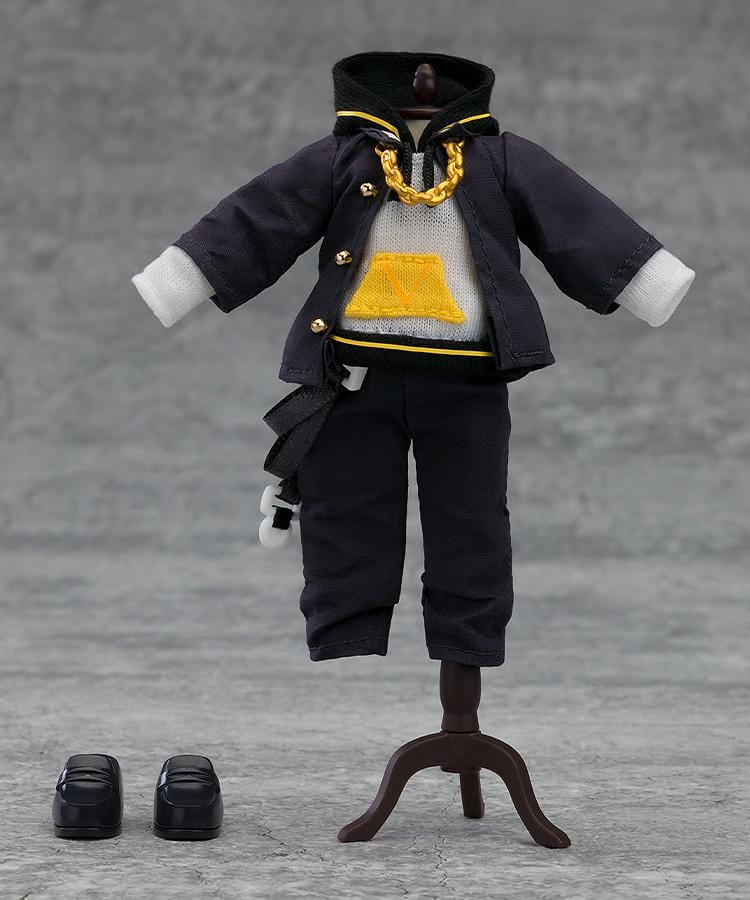 Vocaloid Kagamine Len Nendoroid Doll Bring It On version with black and yellow outfit