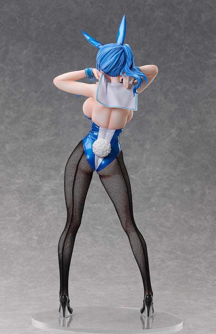 Azur Lane St. Louis Bunny Ver. 1/4 scale figure featuring glossy blue bunny outfit and fishnet stockings