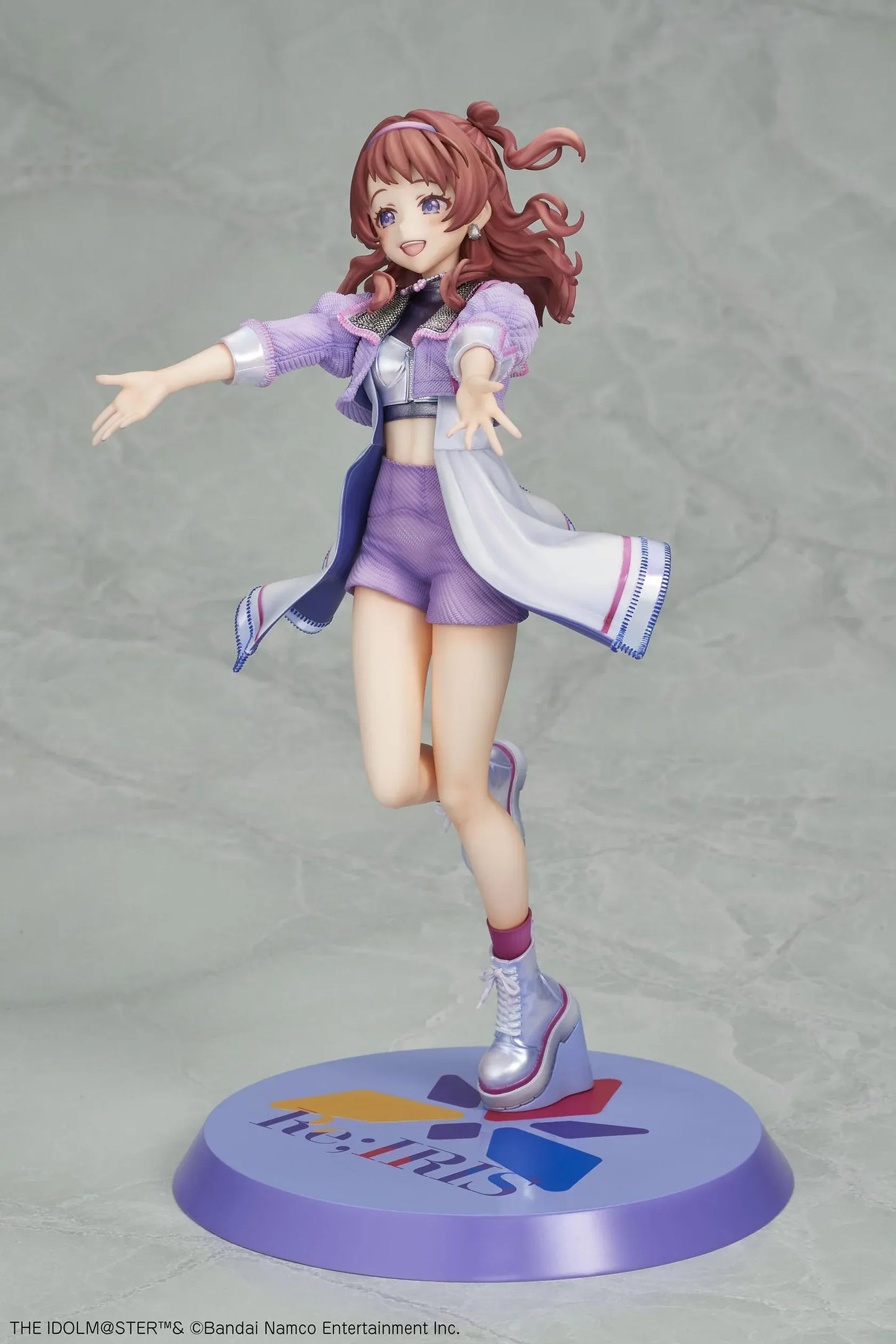 Saki Hanami Re IRIS Version 1/7 scale figure The Idolmaster Gakuen anime collectible with pastel outfit and dynamic pose