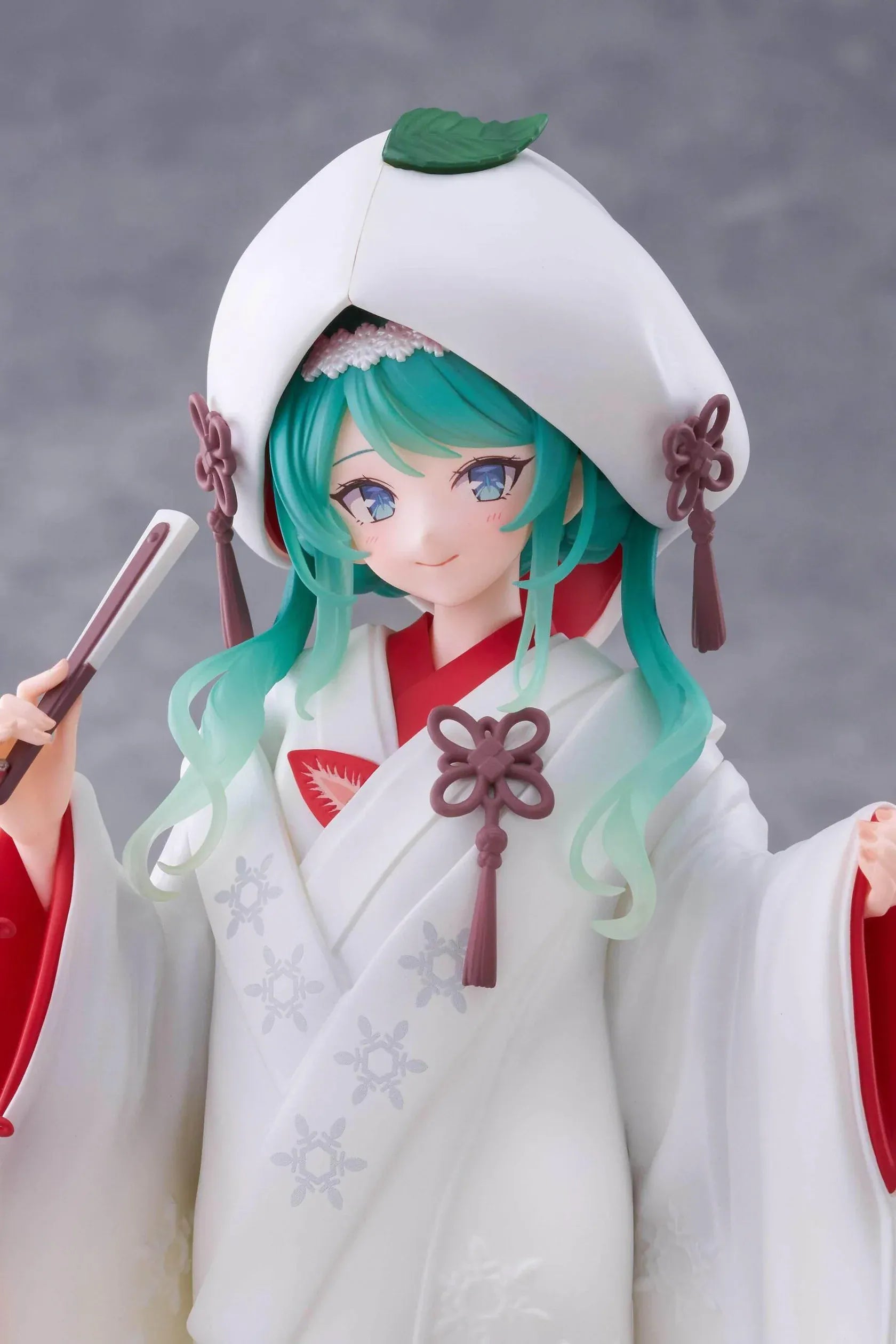 Snow Miku All Stars 2013 Ver. AMP+ Figure featuring Hatsune Miku in an elegant white and red kimono-style outfit