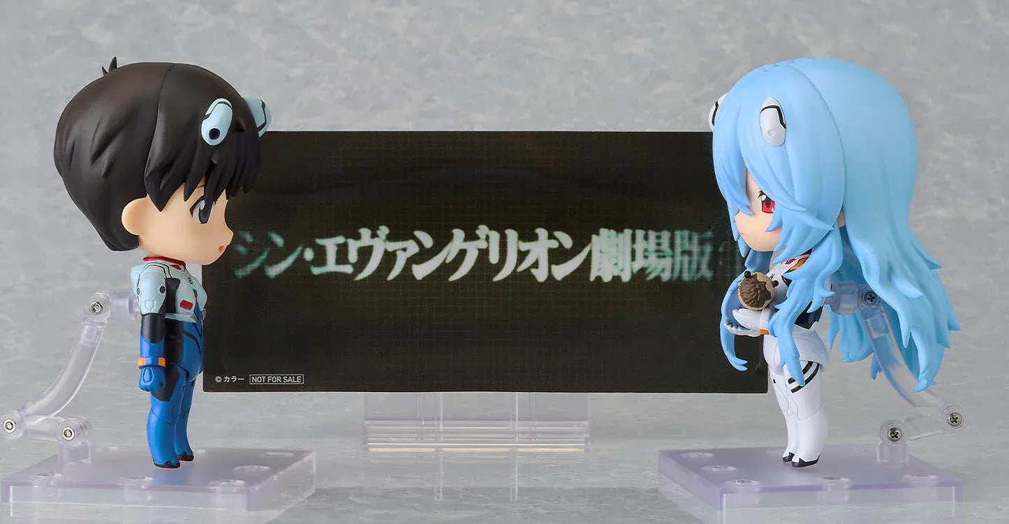 Rei Ayanami Long Hair Nendoroid Rebuild of Evangelion chibi anime figure in plugsuit Good Smile Company