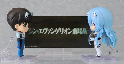 Rei Ayanami Long Hair Nendoroid Rebuild of Evangelion chibi anime figure in plugsuit Good Smile Company