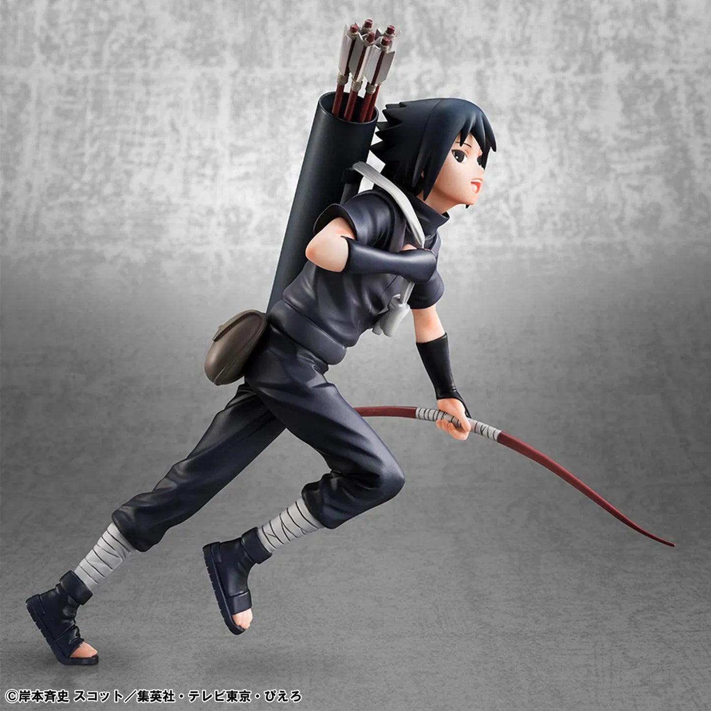 Naruto Shippuden G.E.M. Series Itachi and Sasuke Uchiha Figure Set featuring the brothers running together