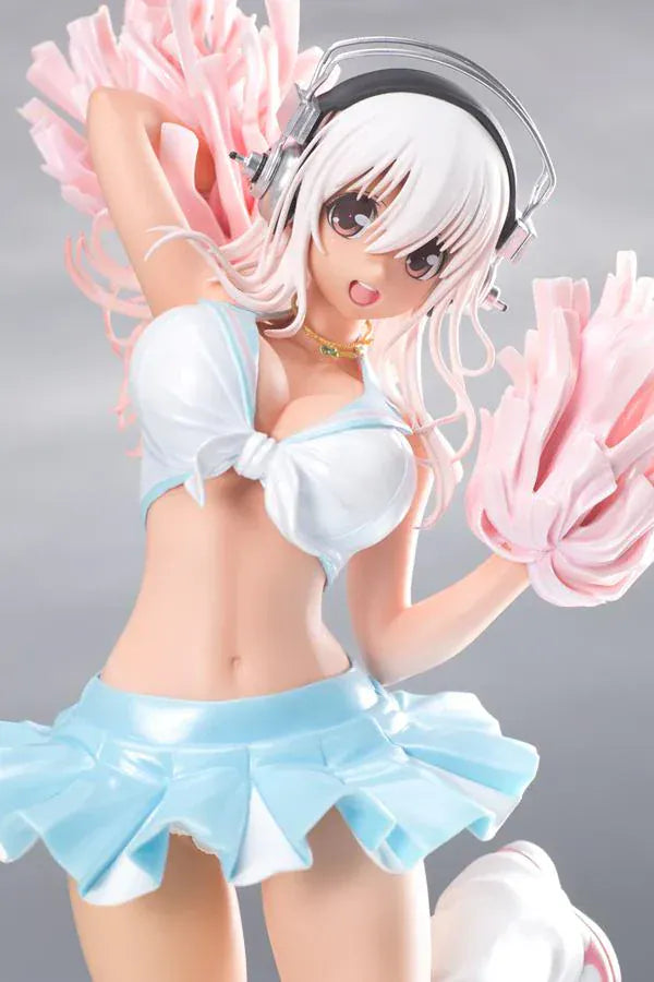 Super Sonico Cheer Girl Sun-kissed Version 1/6 scale figure with pom-poms