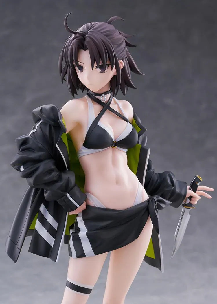 Fate Grand Order Moon Cancer Jade Rabbit 1/7 scale figure with swimsuit-inspired outfit and dagger accessory