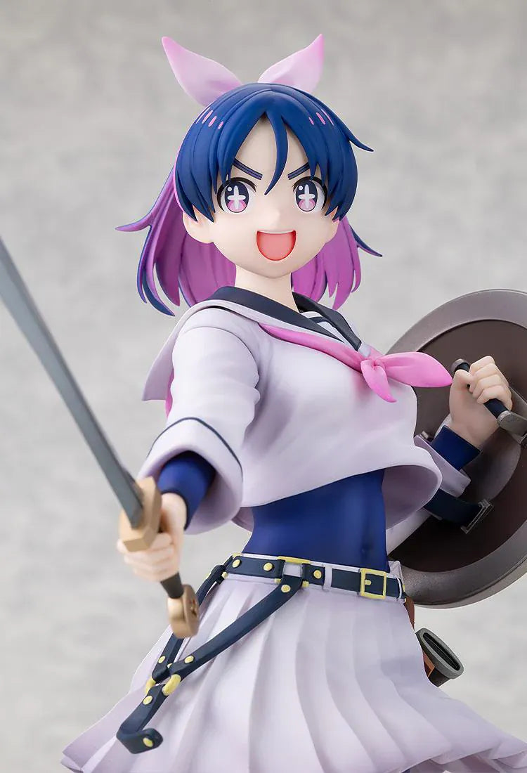 Aki Jougamine 1/7 scale figure Scum of the Brave anime sword shield pose