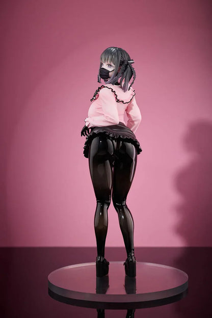 Illustration Dear My Rubber Kurokawa Miu 1/6 scale figure with glossy outfit and display base