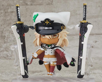 GUILTY GEAR STRIVE Nendoroid Ramlethal Valentine Figure rerelease with white outfit hat and two massive floating swords