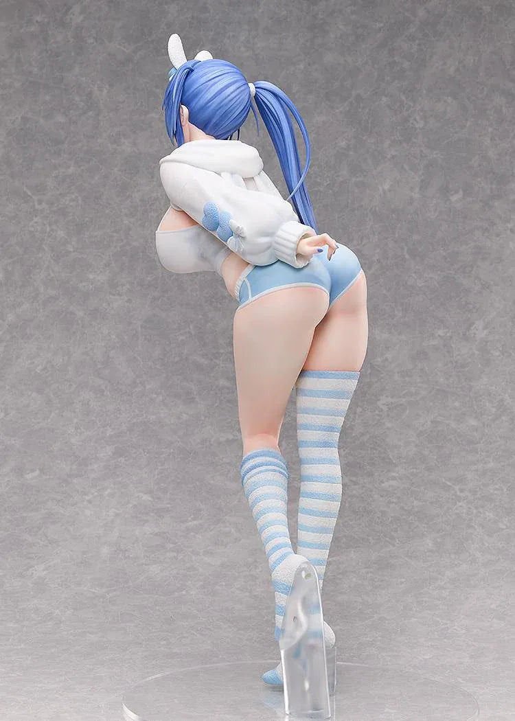 Azur Lane New Jersey Private Quarters Ver 1/3 Scale Figure with blue hair, bunny accessories, striped socks and frozen treat