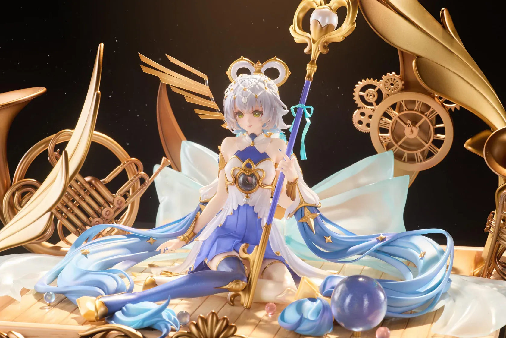Vsinger Luo Tianyi Ba Yin Qi Xiang Version 1/7 scale figure with ornate musical instrument display base