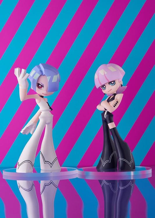 New PANTY & STOCKING with GARTERBELT POP UP PARADE Polyester and Polyurethane Figure Set with white and black outfits