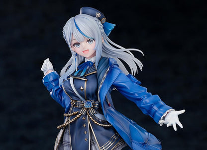 WeatherPlanet Amagai Ruka 1/7 scale figure featuring Amagai Ruka in a blue outfit with a flowing jacket and matching hat
