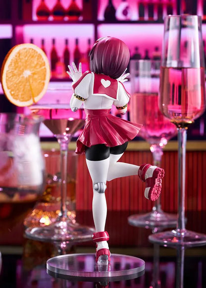 VA-11 HALL-A POP UP PARADE Dorothy Haze Another Skin Ver. L Size Figure in a glossy red and white outfit with a playful winking pose