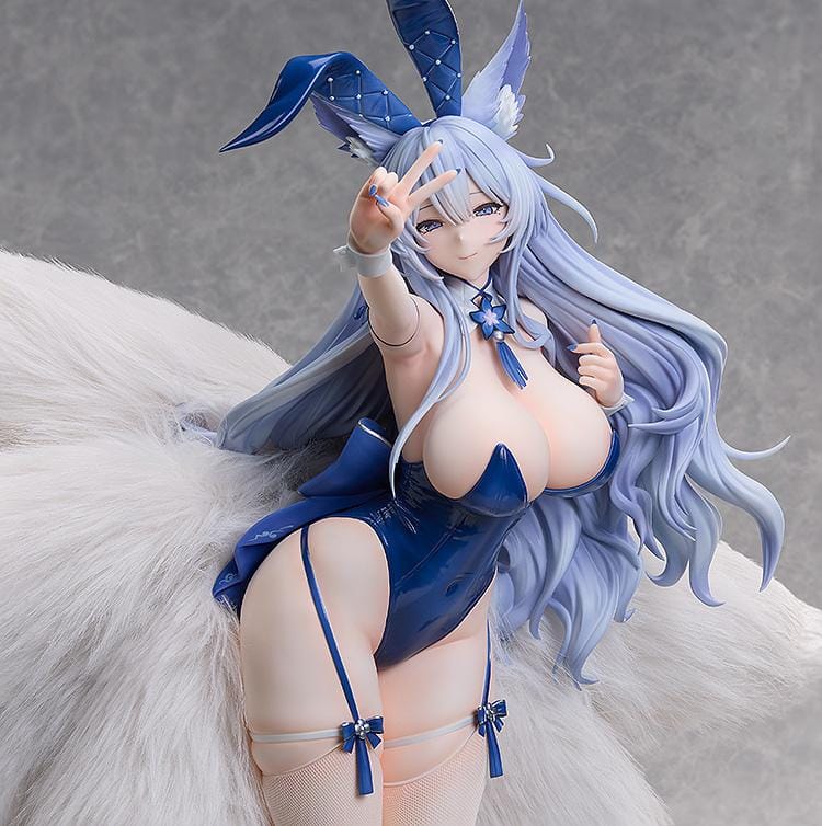 Azur Lane Shinano Visions of Fantasy 1/4 scale figure with blue bunny outfit and large flowing tails