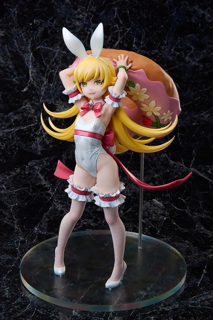 Monogatari Shinobu Oshino White Bunny Ver 1/4 scale figure with blonde hair and white bunny outfit