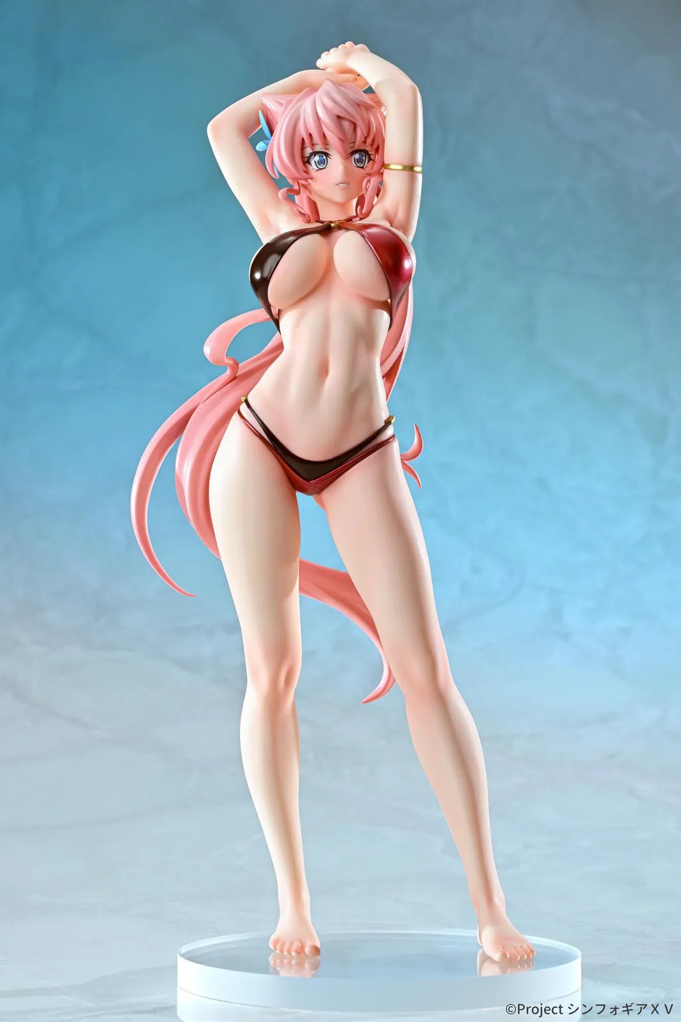 Senki Zesshou Symphogear XV Maria Cadenzavna Eve Bikini Style 1/7 Scale Figure wearing a red and black bikini