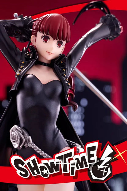 Persona 5 Royal Oshi Works Violet figure featuring Violet in her Phantom Thief outfit wielding her rapier in a dynamic action pose