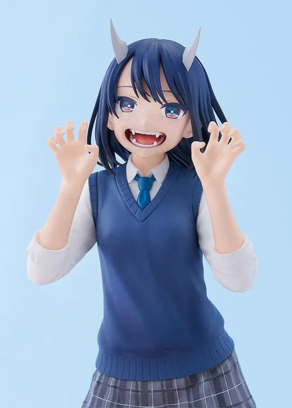 RuriDragon Pop Up Parade L Ruri Aoki figure with horns school uniform and playful claw pose by Good Smile Company