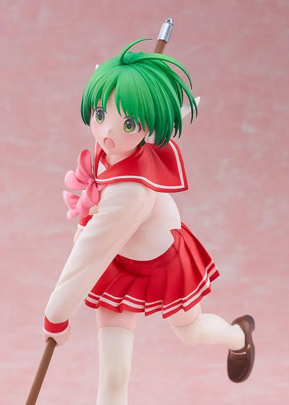 To Heart Multi 1/7 scale figure featuring Multi in her classic school uniform holding a mop in a cheerful cleaning pose
