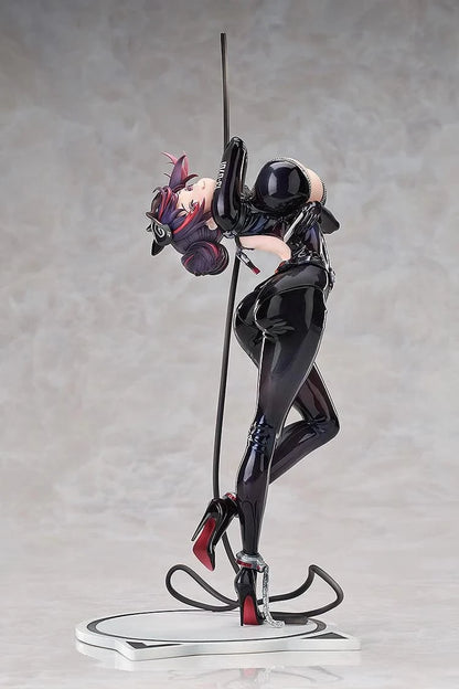 Goddess of Victory Nikke Quency Escape Queen Ver. 1/7 scale figure in black catsuit with jewel display base