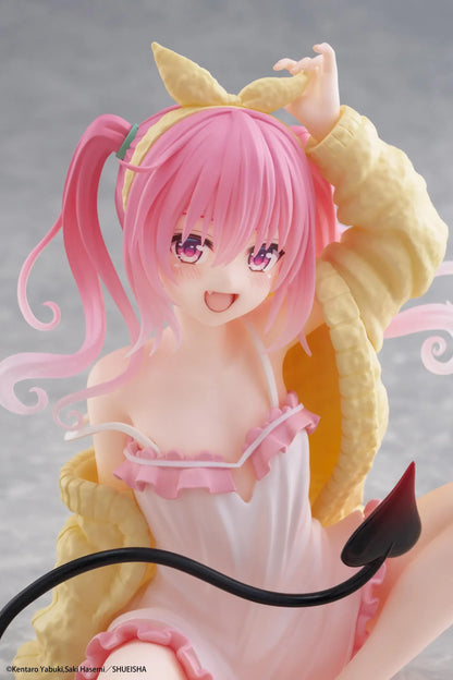 To Love-Ru Darkness Desktop Cute Nana roomwear version figure sitting pose with pink hair