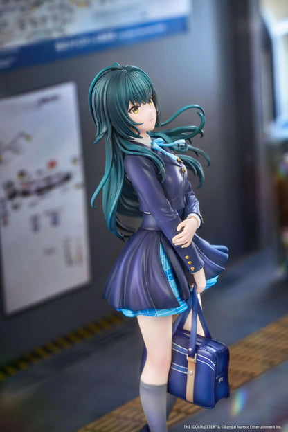 Gakuen Idolmaster Temari Tsukimura Hydrangea After the Rain Before Training 1/7 scale figure holding a school bag
